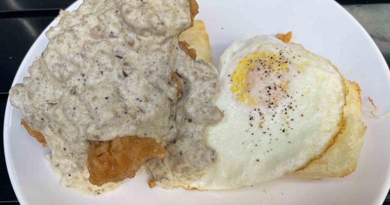 Biscuit Love breakfast with egg