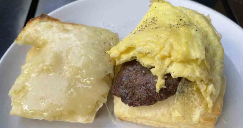 Biscuit Love cheese egg sandwich