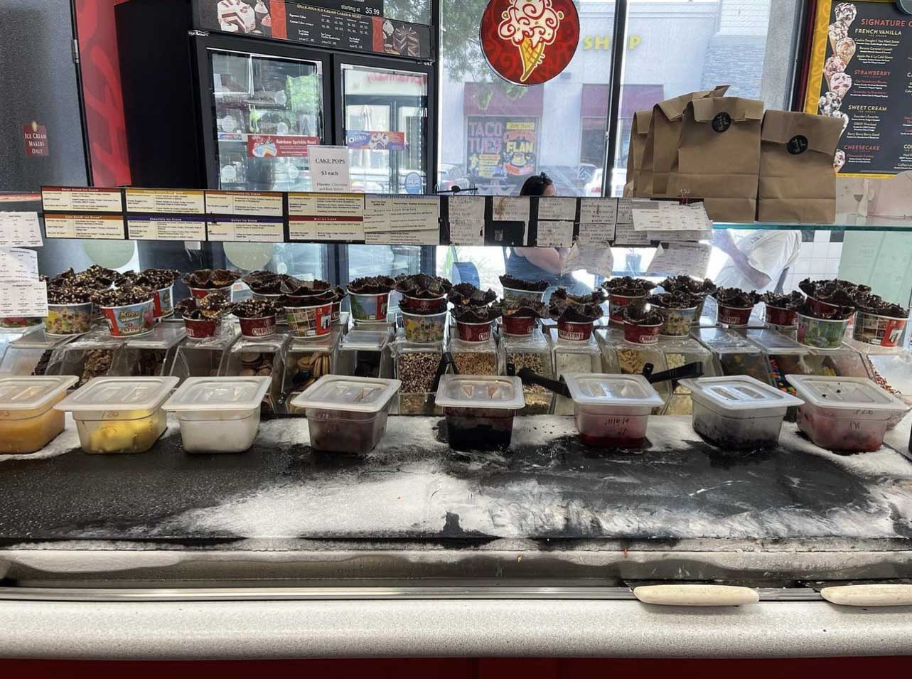 Cold Stone Creamery choices