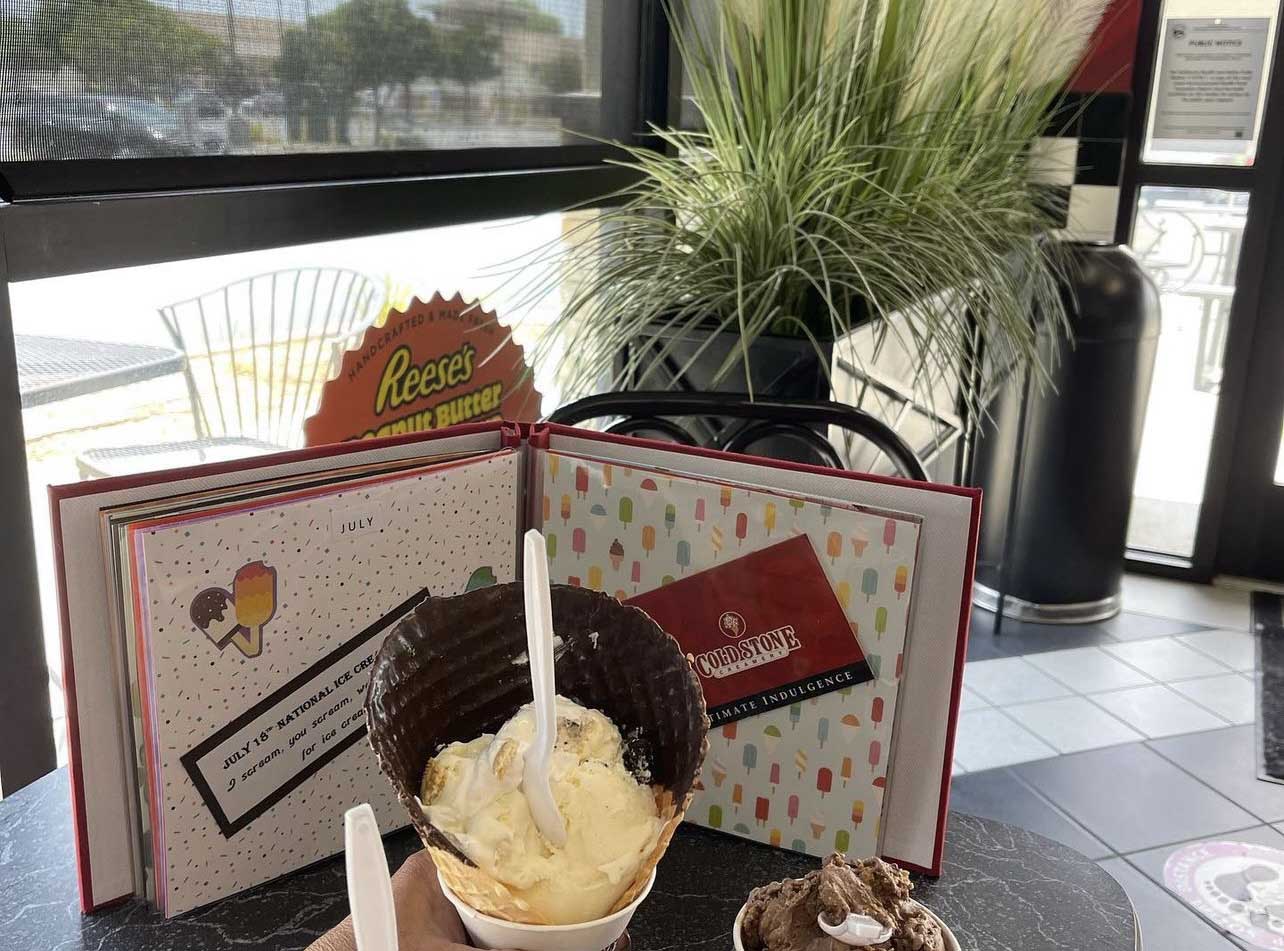 Cold Stone Creamery waffle cone