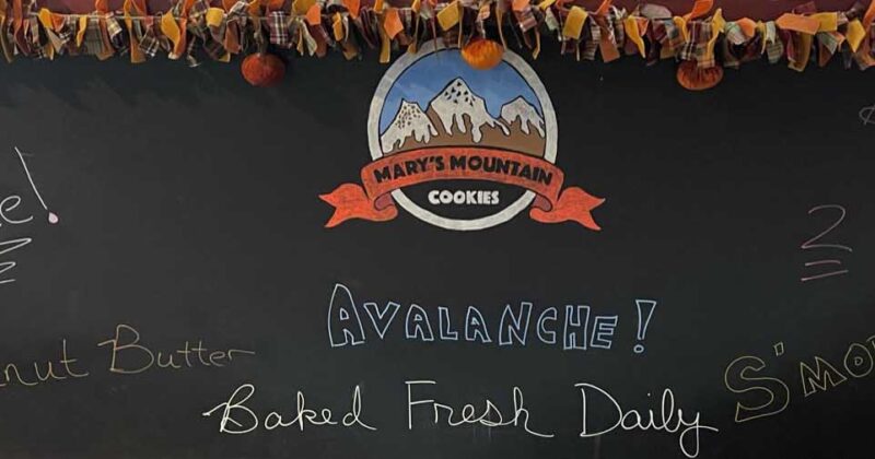Marys Mountain Cookies board