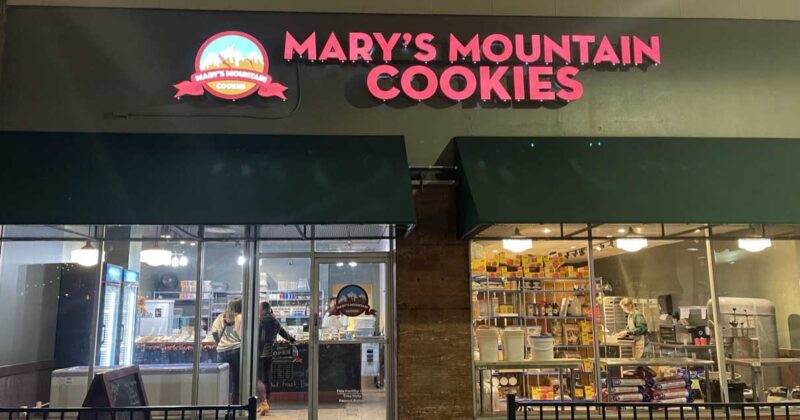Marys Mountain Cookies front door