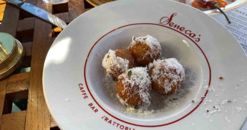 Seneca Trattoria meatballs Seneca Trattoria meatballs