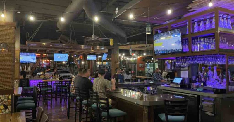 The Blind Burro bar seating