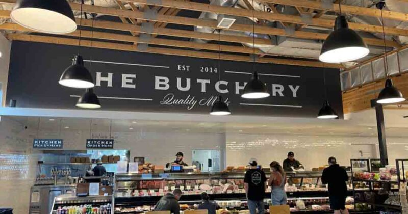 The Butchery sign