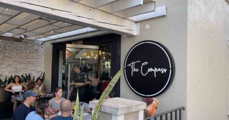 The Compass entrance