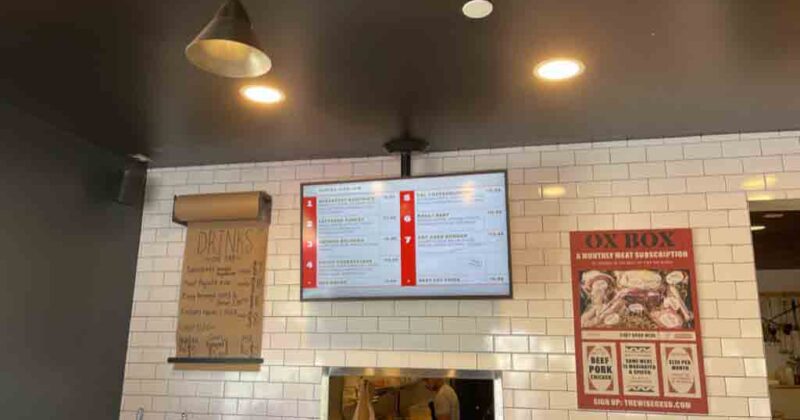 The Wise Ox Butcher menu