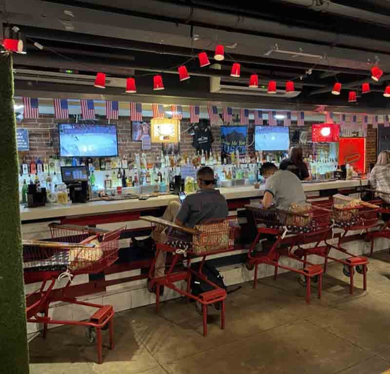 Trailer Park After Dark seating