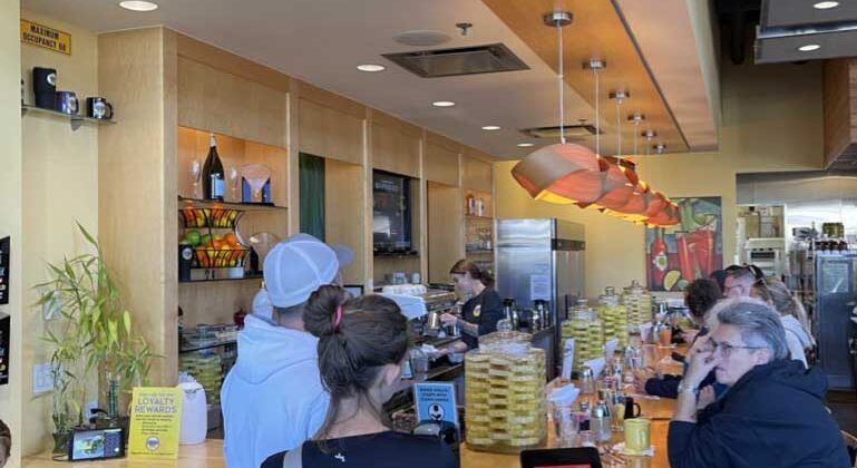 Urban Egg bar seating