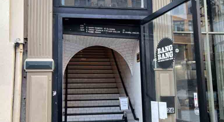 Bang Bang entrance