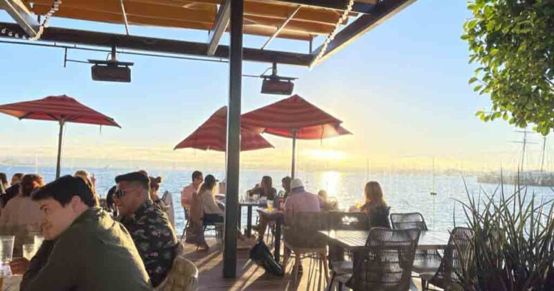 Brigantine Seafood patio deck