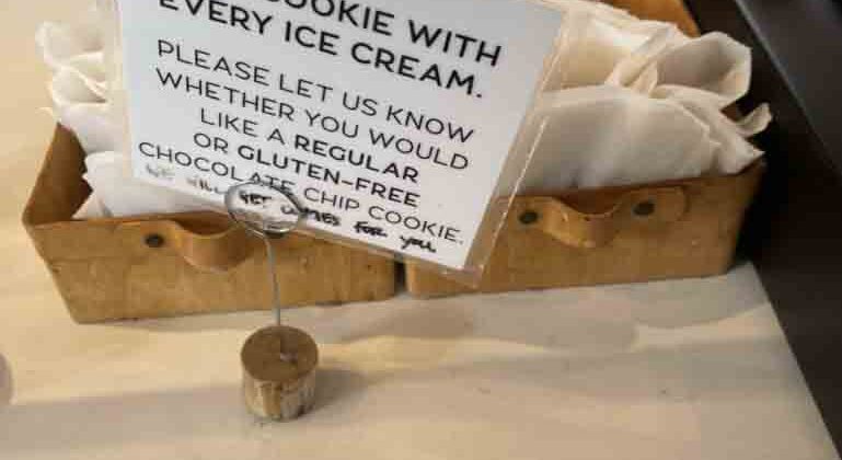 JoJo's Creamery free cookie