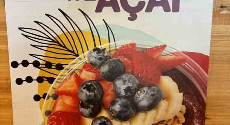 Sambazon Acai Bowls sign