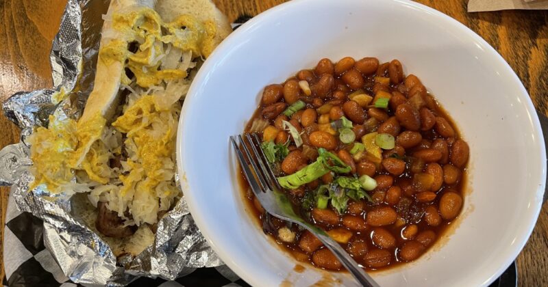 Hot Dog and Beans Hot Dog and Beans