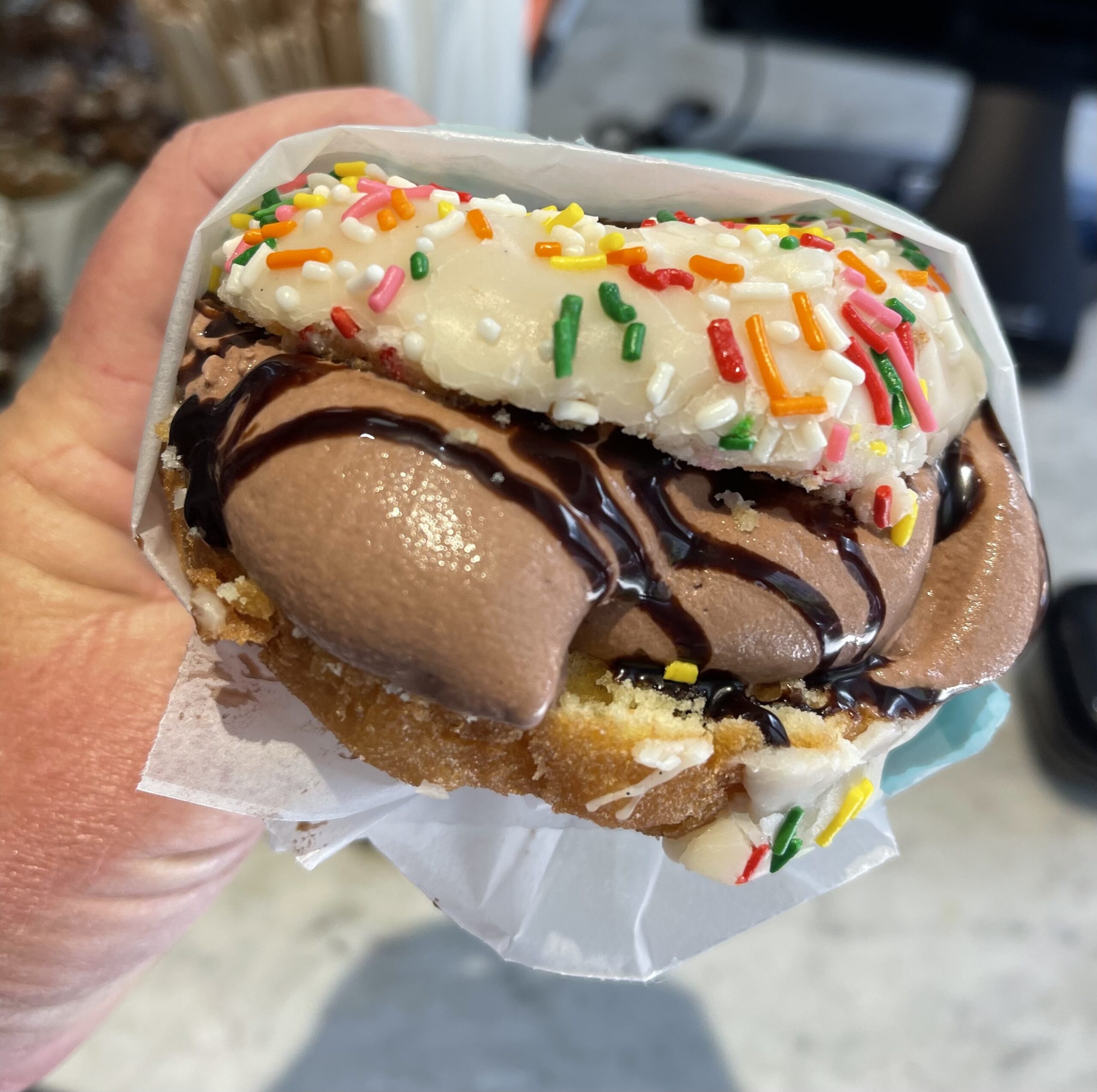 Donut Ice Cream Sandwich