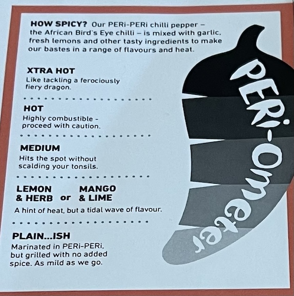 Spicy Menu